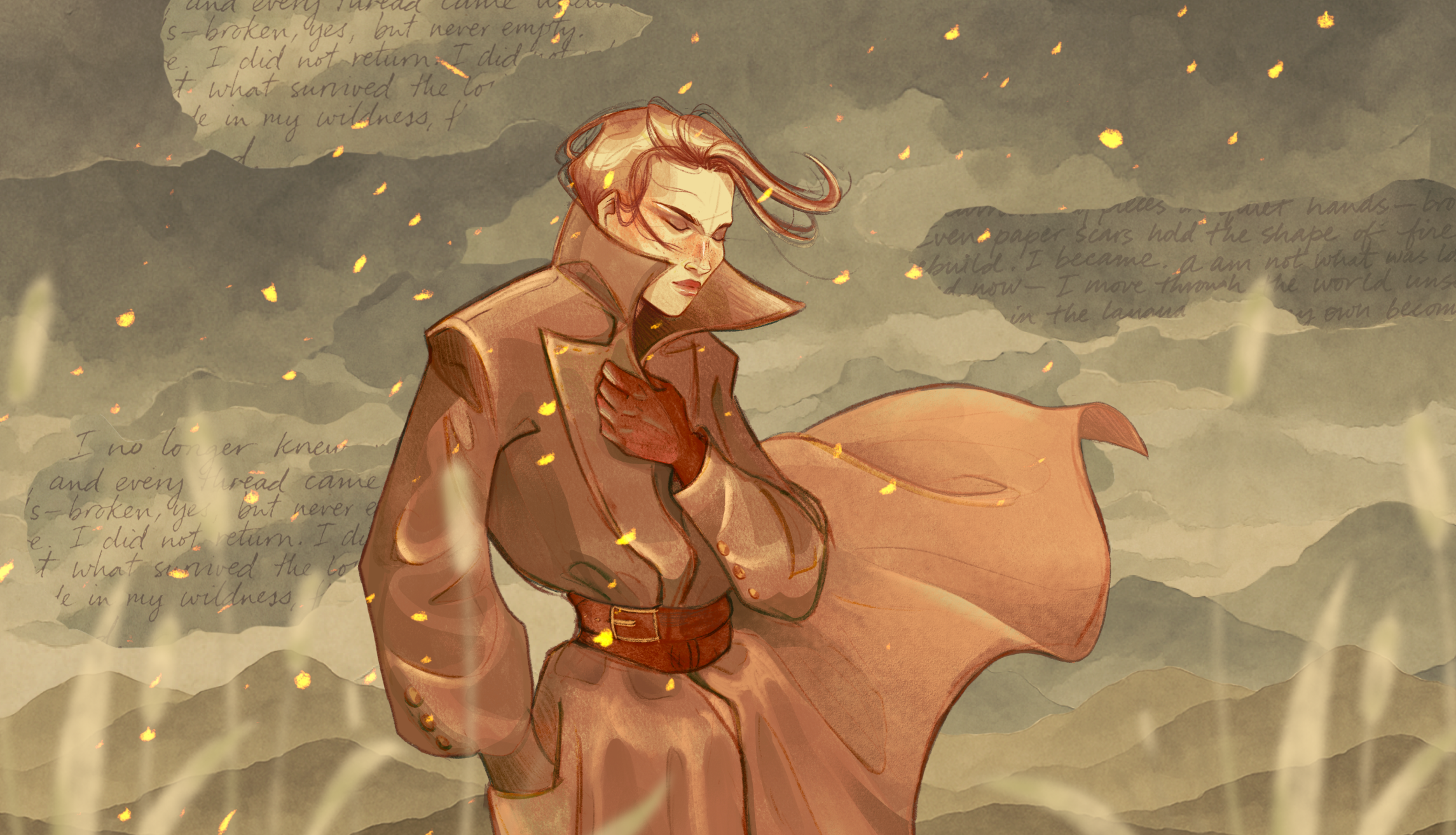 Animierter Charakter aus der Kampagne Untamed Heroine von Max Mara.